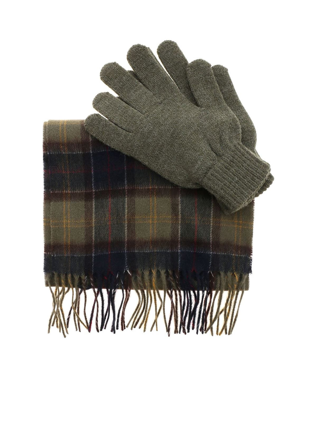 Tartan scarf e glove gift set - MGS0018