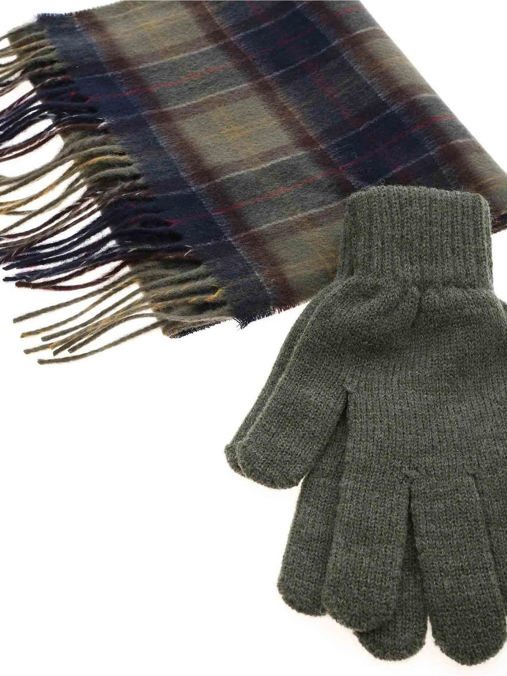 Tartan scarf e glove gift set - MGS0018