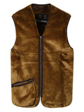 Warm pile waistcoat - MLI0004
